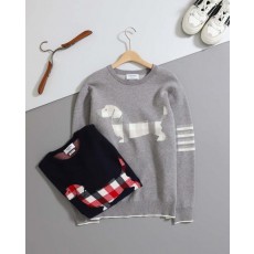 톰* 수입 닥스훈드 자수로고 4바 니트