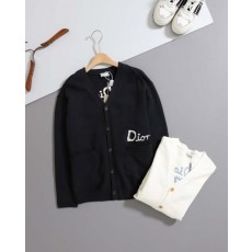 디* 수입 로고 자수 힐튼 넬 가디건