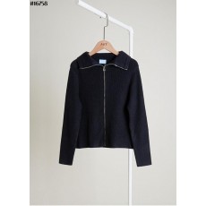 랑* 골프웨어 울 카라 니트 가디건