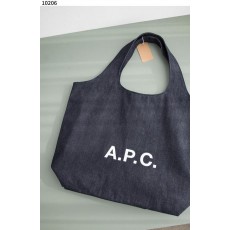 아** 데님 토트백