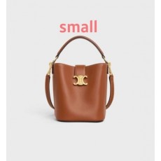 셀** NEW 스몰 루이즈백 부드러운 카프스킨 TAN 버킷백풀박스