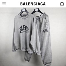 발**** 파리 엠보 피그먼트 오버핏 맨투맨 & 팬츠