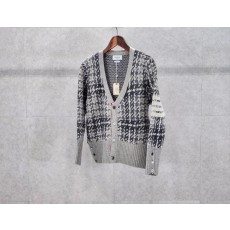 톰* 캐시미어 자카드 체크 펀믹스 가디건