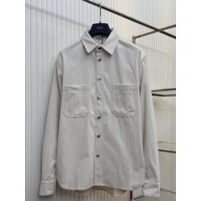 디* 스트라이프 코듀로이 셔츠 재킷 입고