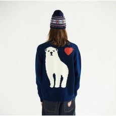 휴* 메이드 북극곰 니트