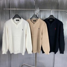 폴* 브이 하프 라운드 니트