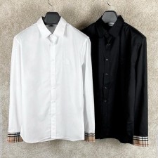 버** TB 모노그램 체크 포인트 셔츠