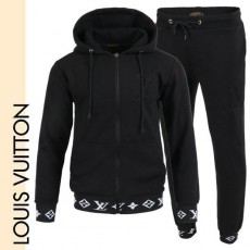 루* 엠보 로고 후드 집업 셋업