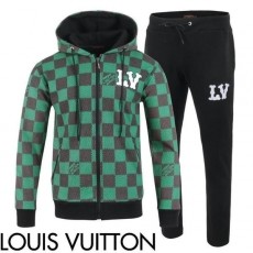 루* 자수 전판 후드 집업 셋업