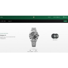 로** 데이트저스트 그레이 41mm