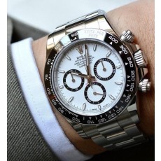 로** 데이토나 스틸 화이트 다이얼