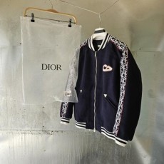 디* X 카*스 바시티 자켓 블루 버진 울 져지