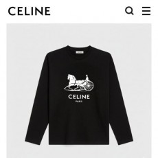 셀** 마차로고 긴팔 티셔츠