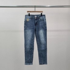 로** 아나그램 절개 워싱 청바지