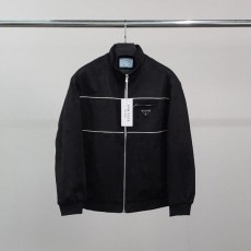 프** 로고와펜 라인 누빔 스웨이드 자켓