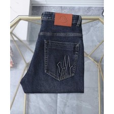 그레노블 엠보 워싱스판 데님진수입최고급