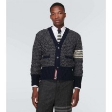 톰* 모헤어 트위드 4바 클래식 브이넥 가디건수입고퀄