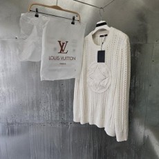 루* 케이블 크루넥 니트