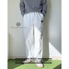 필* 12369번 테이퍼드 와이드 면 밴딩 팬츠