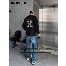 오* 브라운 바코트 백 패턴 긴팔 티셔츠