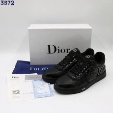 디* B27 블랙 페이턴트 오블리크 로우탑 스니커즈