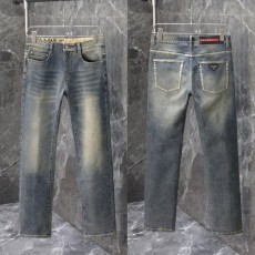 프** 로고 패치 워싱스판 데님진수입최고급