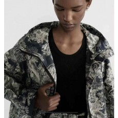 디* 애니멀 프린트 바람막이 자켓