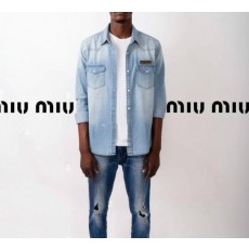 미*** 클래식 시그니쳐 워싱 연청데님셔츠