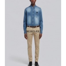 Mon하운드 블랙라벨 리안 워싱 청 셔츠