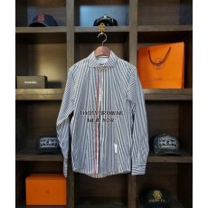 톰* 클래식 라인 삼선 스트라이프 로인셔츠