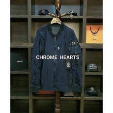 크* 크로스 카라 메탈스터드 윈드 바람막이