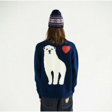 휴* 메이드 북극곰 니트
