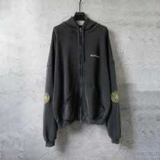 발**** 패치 후드 집업