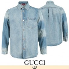 구* 워시드 데님 오버핏 셔츠 자켓