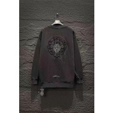 크* 스틸 크로스 피그먼트 로고 맨투맨