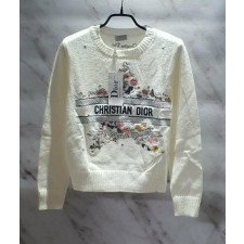 디* 로고꽃자수 니트