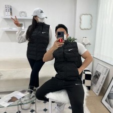 나** 에어로로프트 오리털 쪼끼 패딩