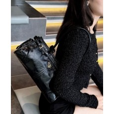 프** 보니 미디엄 가죽핸드백