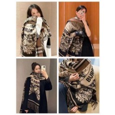 버** 캐시미어 기사 양면 머플러(수입)