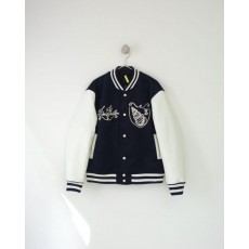 루* 25 시쉘 자수 바시티 자켓  수입