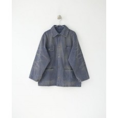 프** 25 디스트레스드 이펙트 데님 자켓  수입