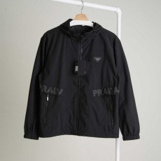 프** 남성 삼각로고 스트링 후드 바람막이