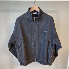 프** 오버핏 저지 청자켓