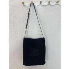 셀** 스웨이드 숄더백