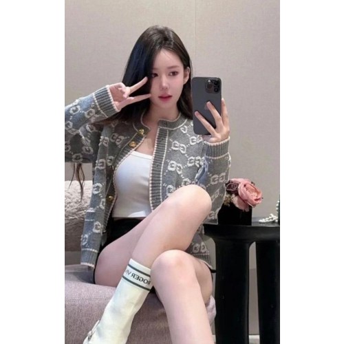 구* GG 부클 자가드 울가디건 수입최고급 (여성)