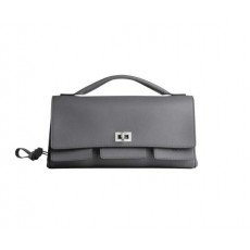 발**** 여성 벨 에어 클러치 온 스트랩 스몰 그레이 풀박스