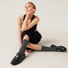 미*** 브러쉬드 가죽 페니 로퍼