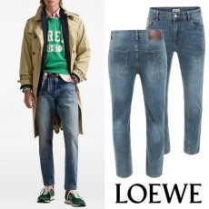 로** 레터링 아나그램 스팟페인트 데님