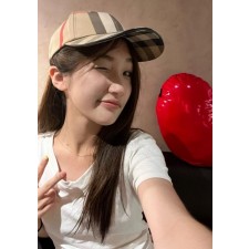 버** 자이언트 체크 코튼 볼캡 수입