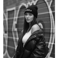 크* 크로스 레터링 자수 울비니수입풀 (남녀공용)